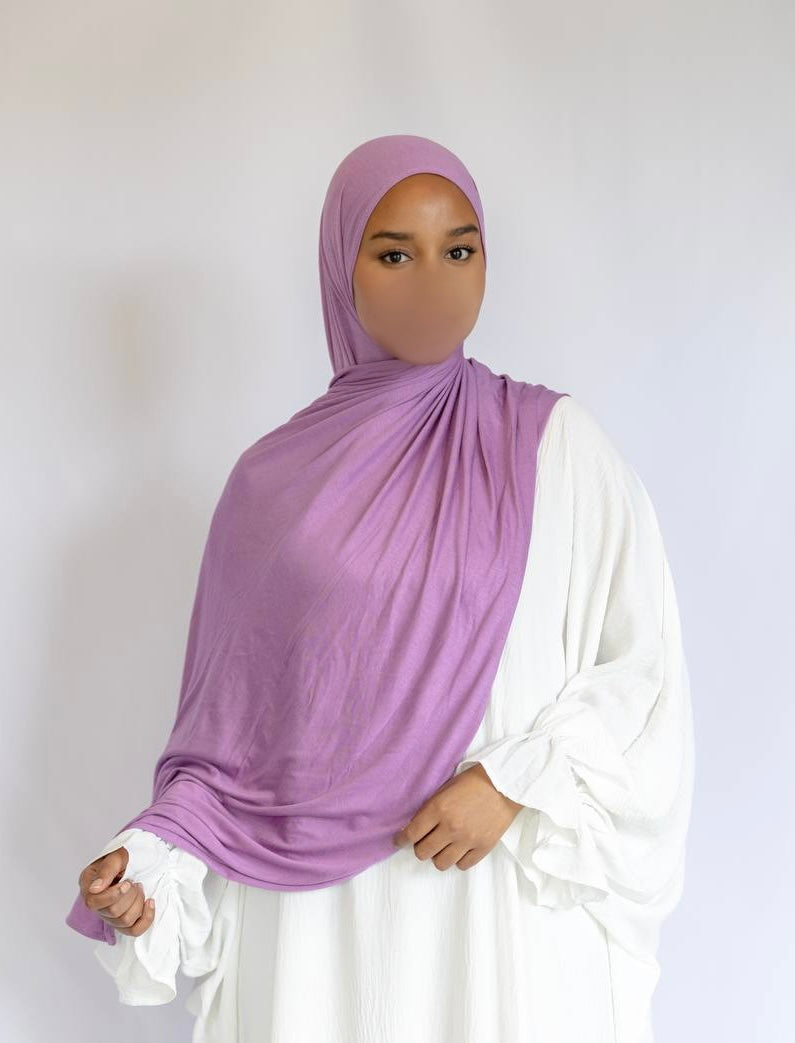 Jersey Hijab - Lila