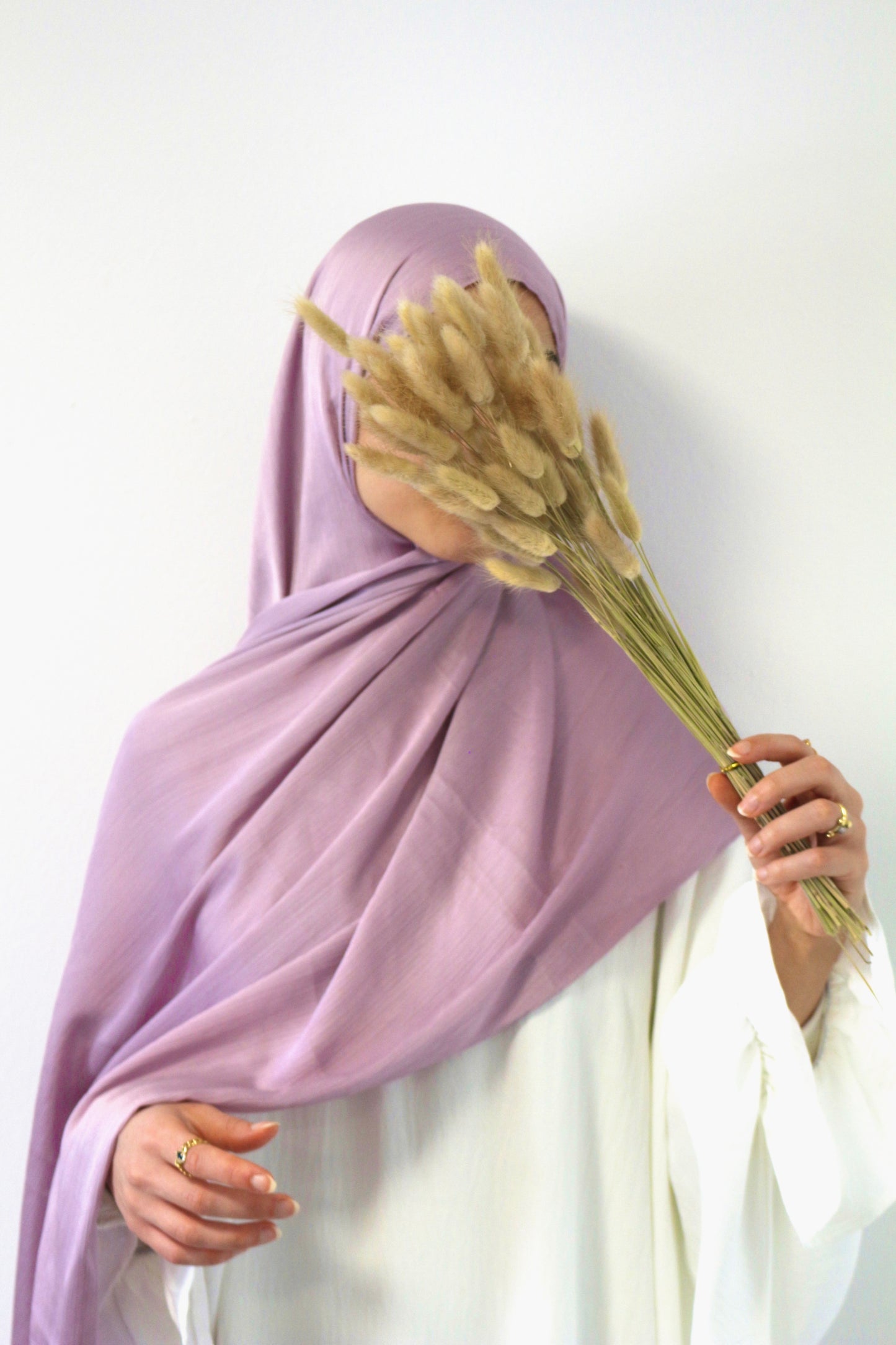 Satin Hijab - Lila