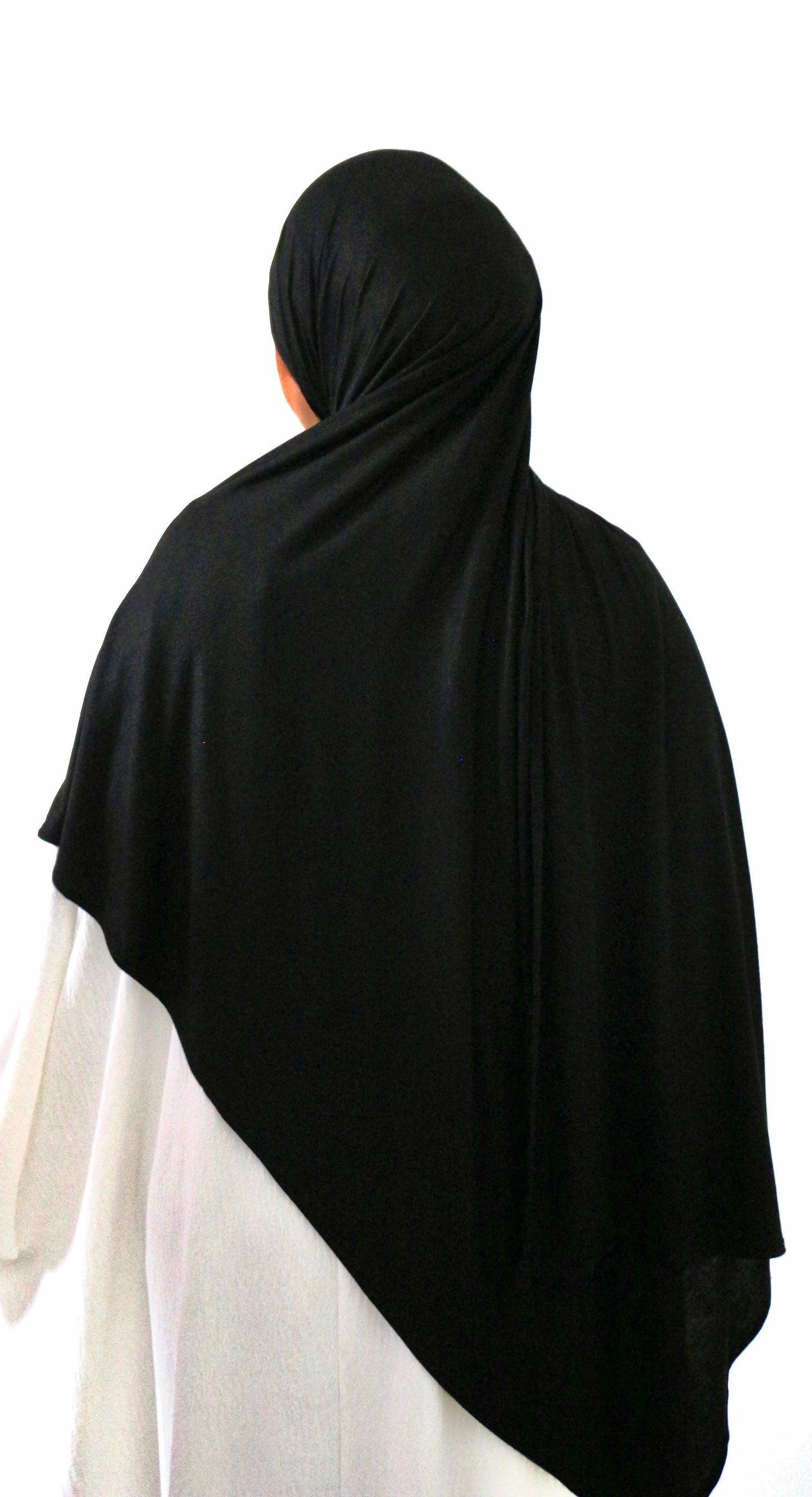 Jersey Hijab - Schwarz