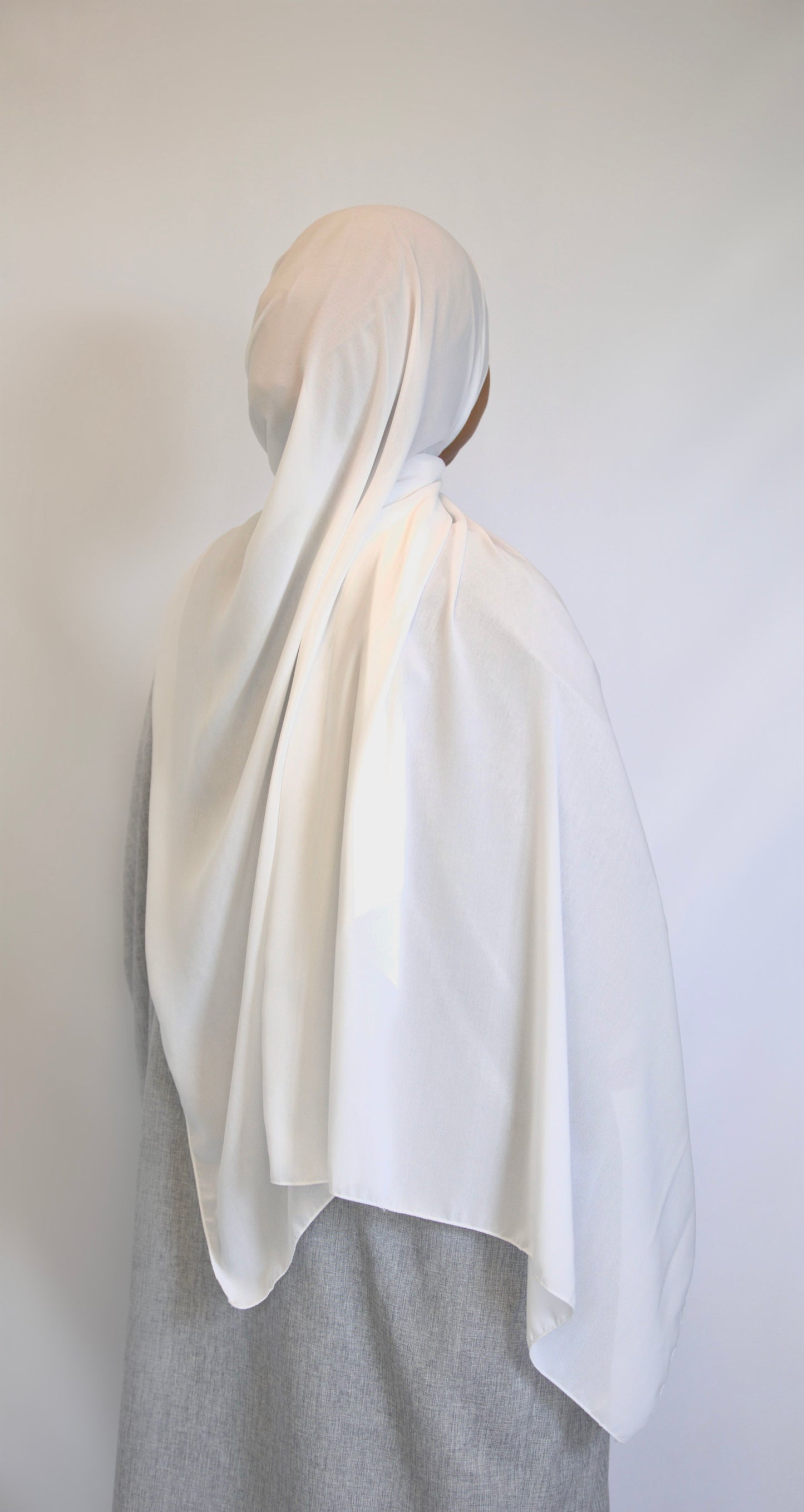 Premium Chiffon Hijab - Weiß