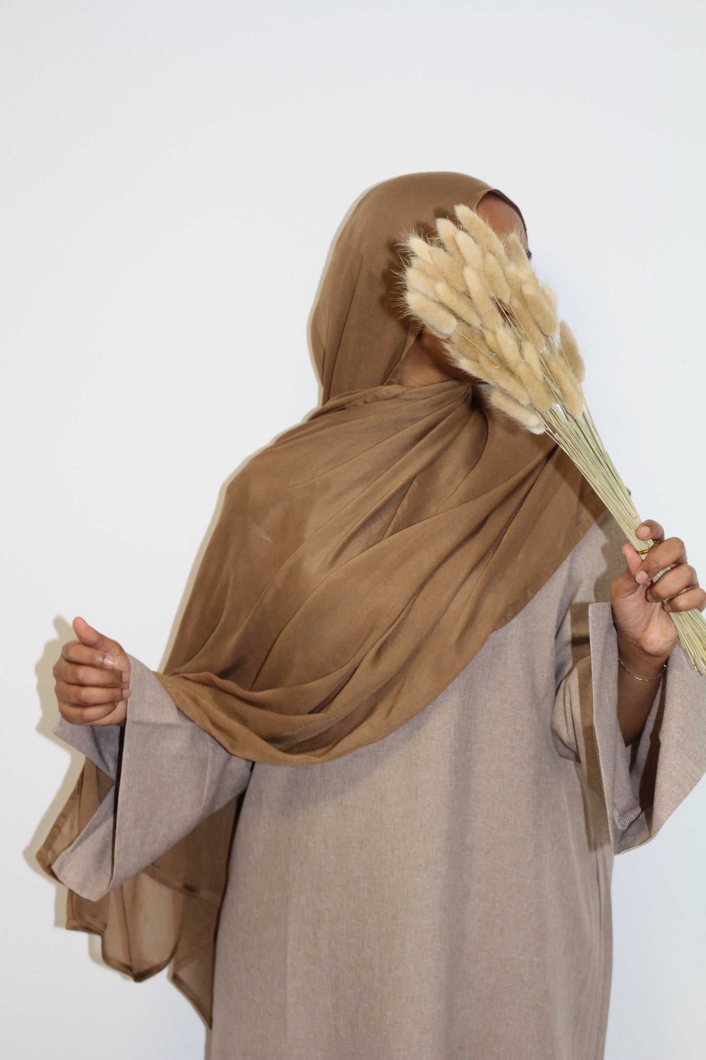 Modal hijab - light brown