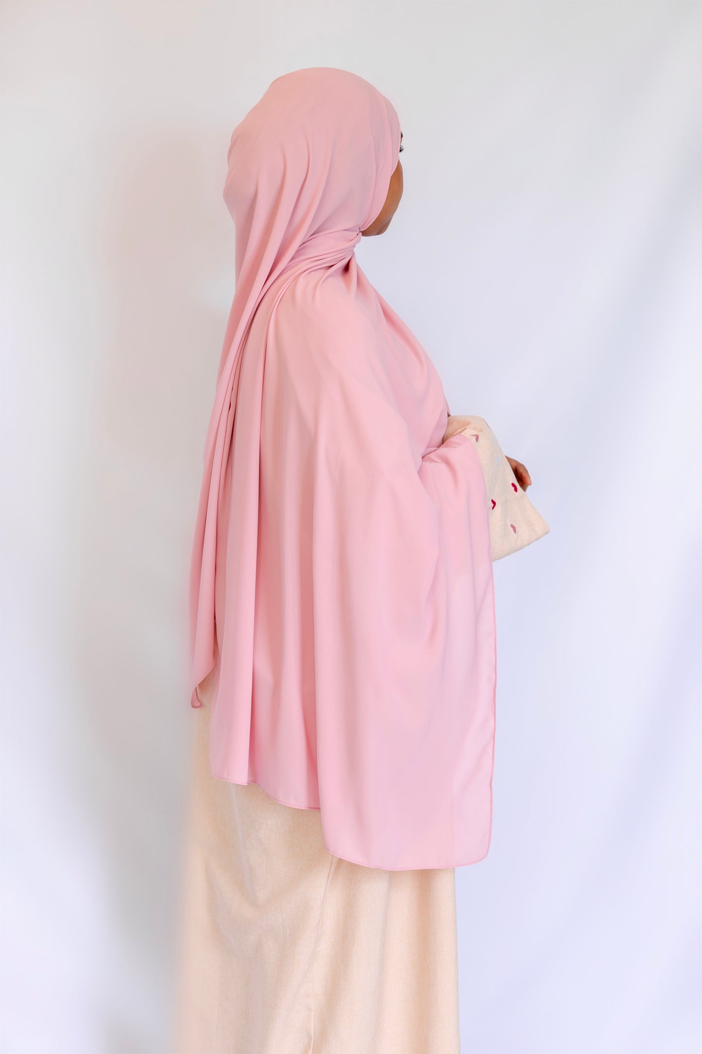 Premium chiffon hijab - Pink