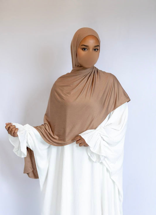 Jersey Hijab - Braun