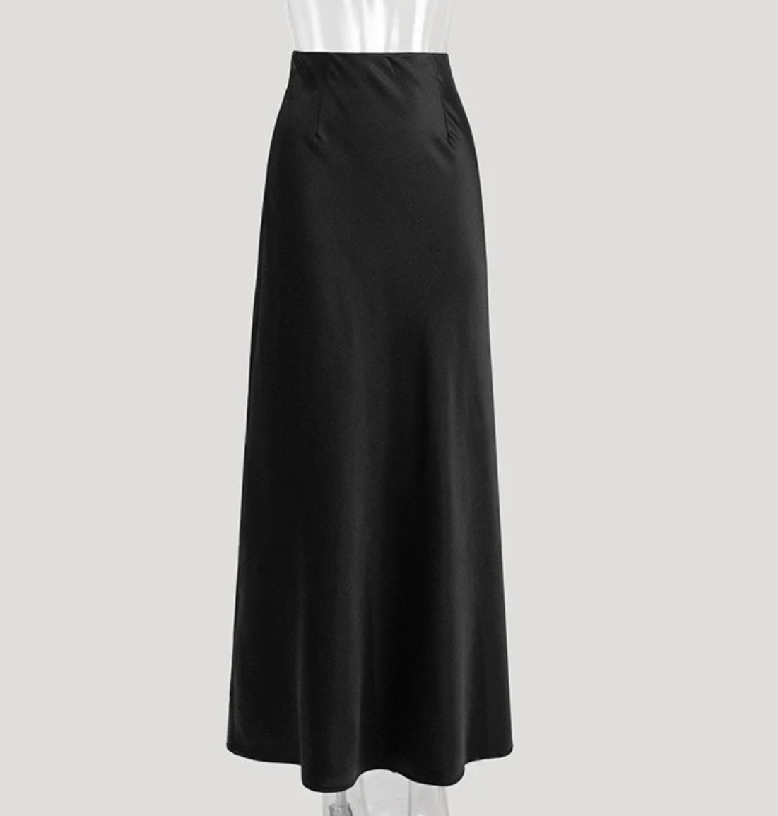 Maxi jupe en satin